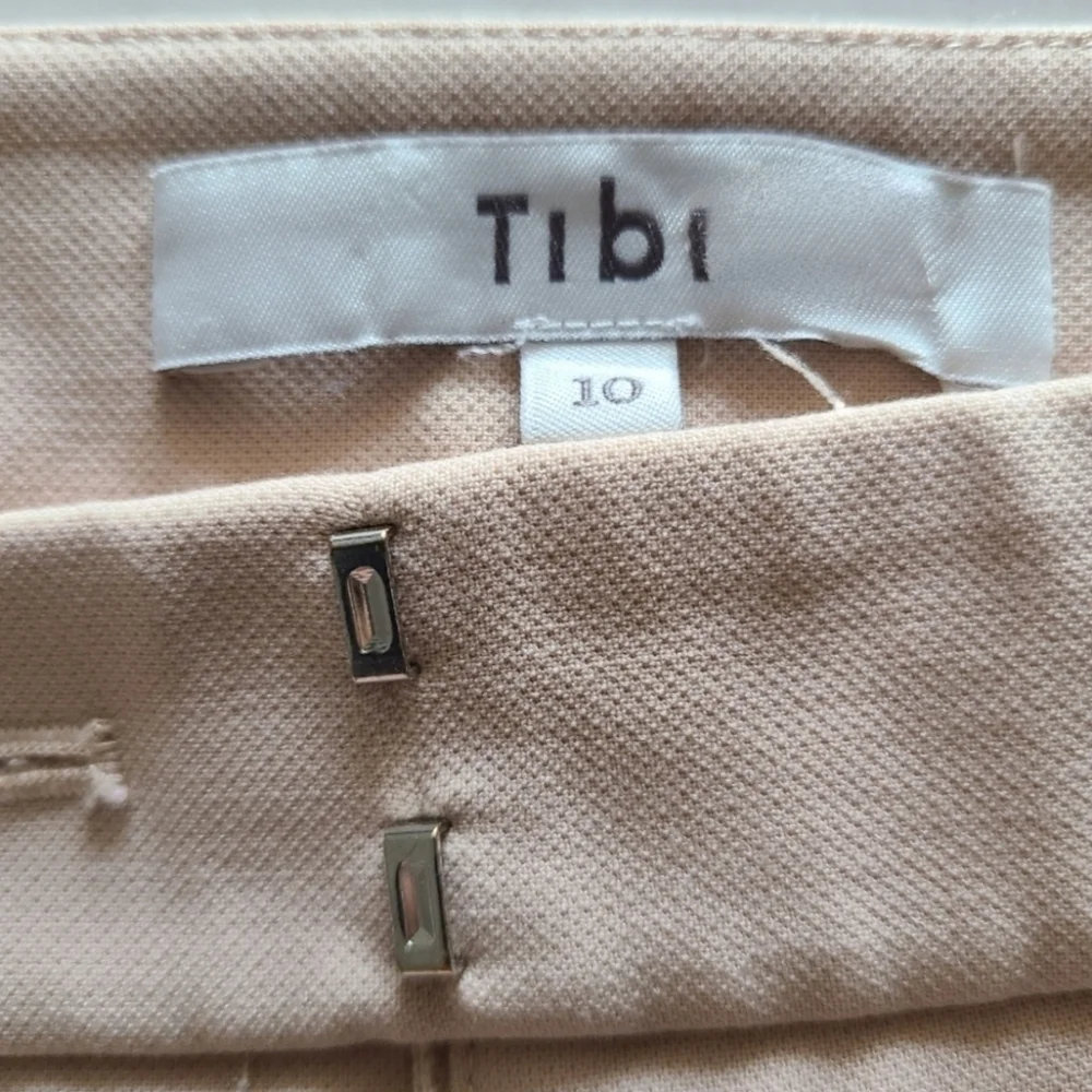 Tibi Anson Skinny Crop Pants, Size 10, Blush, EUC